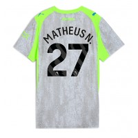 Stroje piłkarskie Manchester City Matheus Nunes #27 Koszulka Trzeciej dla damskie 2025-26 Krótki Rękaw